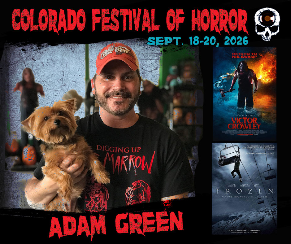 picture of Adam Green in his movies like Victor Crowley